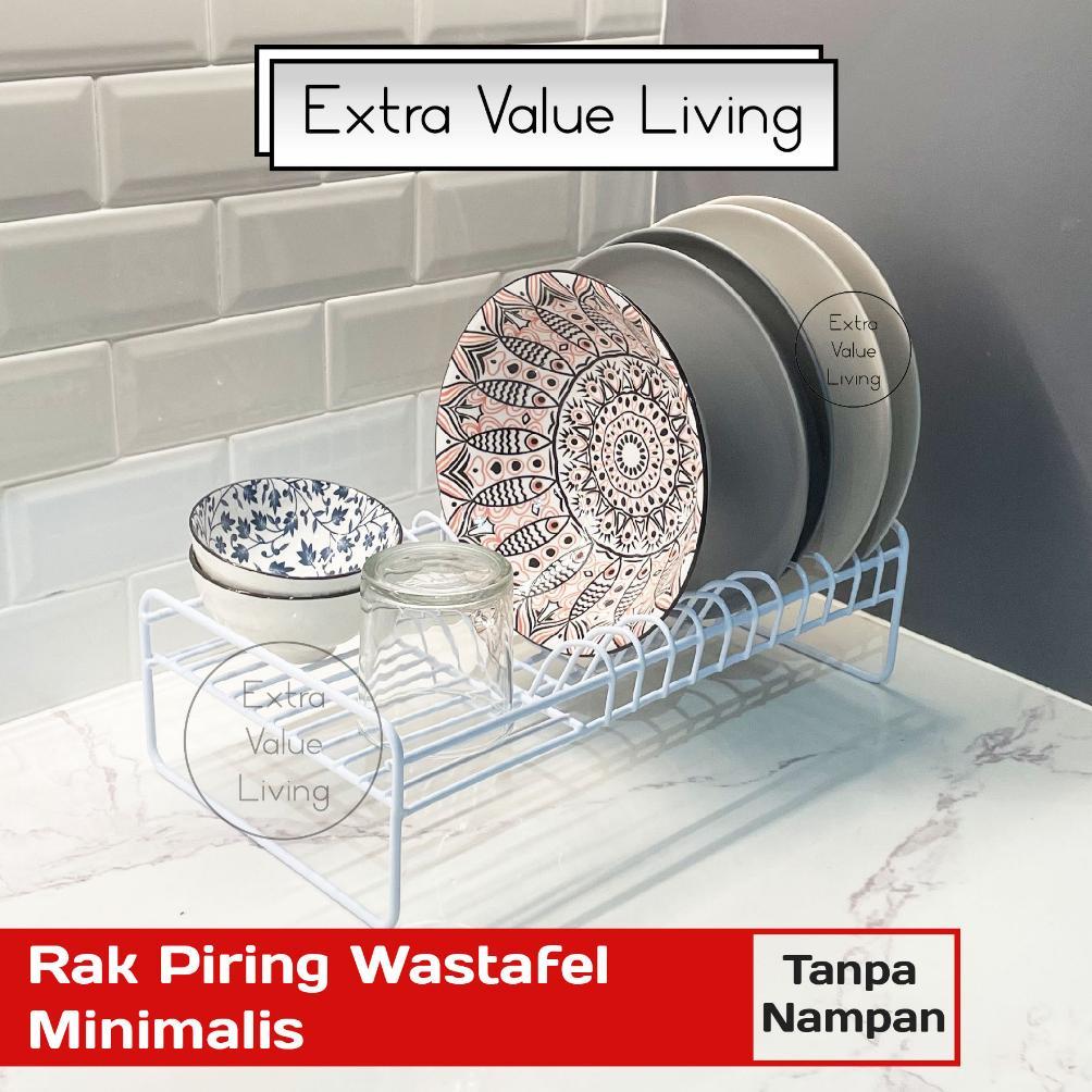 MLYO - Rak Piring Serbaguna Rak Pengering Piring Dapur Anti Karat Minimalis Rak Piring Mini Wastafel