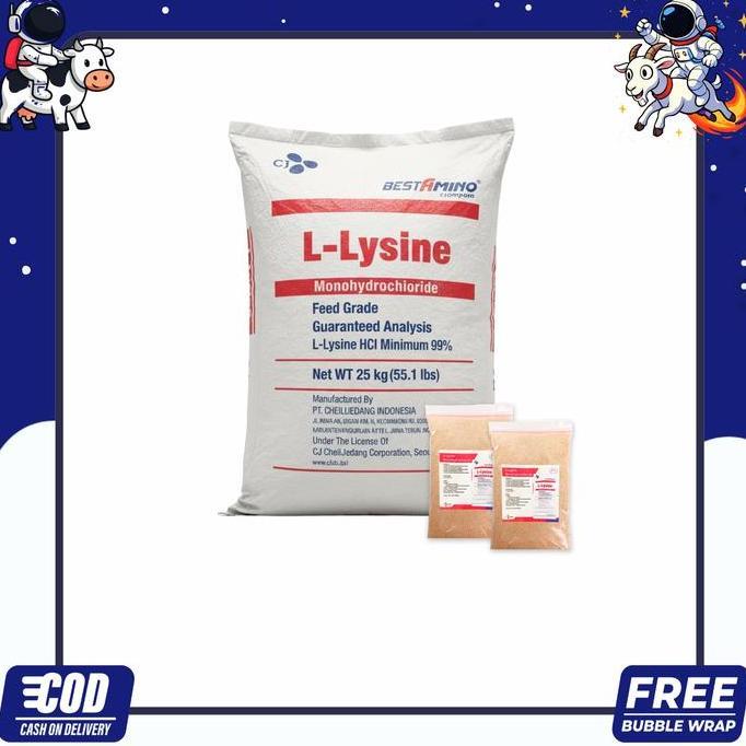 LYSINE 1 KG - Vitamin Hewan Udang, Ternak Dan Peliharaan.
