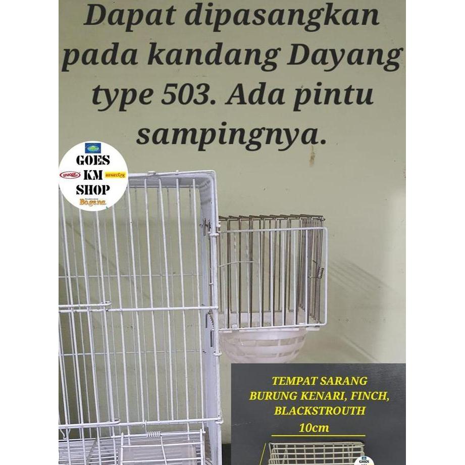 KOTAK TEMPAT SARANG BURUNG KENARI, FINCH, BLACKSTROUTH TYPE 503 DAYANG