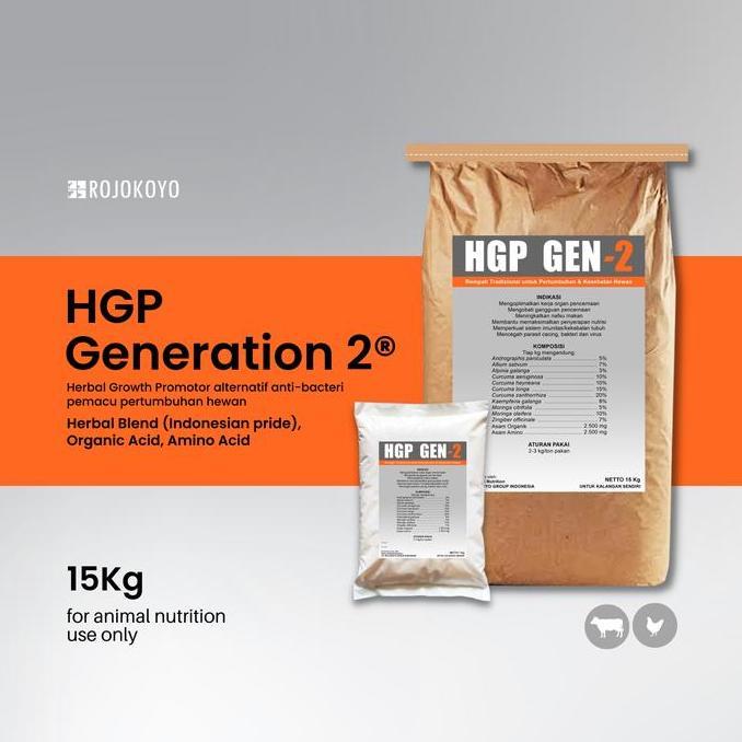 Jamu Ternak HGP Generation-2 Sak 15 kg