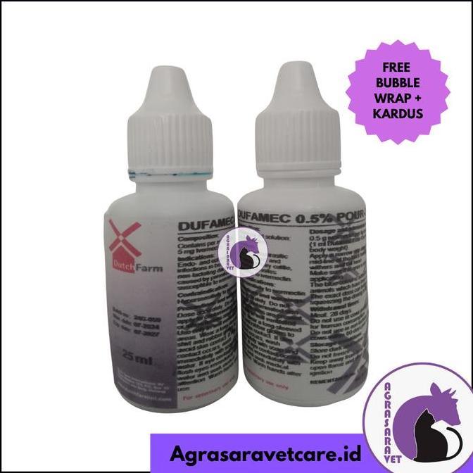 Dufamec 0,5% Pour On 25 Ml - Obat Kutu Gudig Scabies Hewan