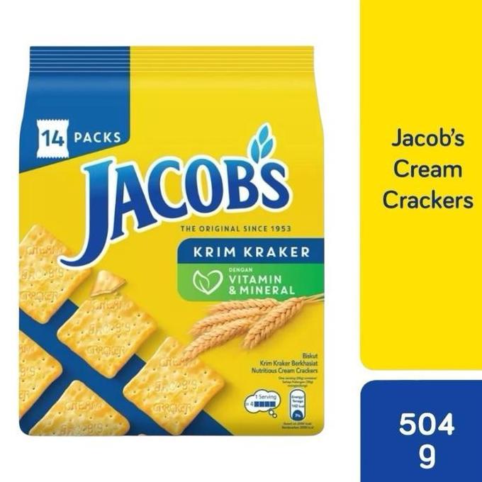 Biskuit Jacobs Original Cream Crackers 504gr