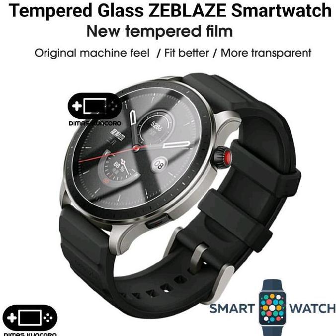 Tempered Glass ZEBLAZE Smartwatch anti gores antigores screen guard protector pelindung layar lcd ze