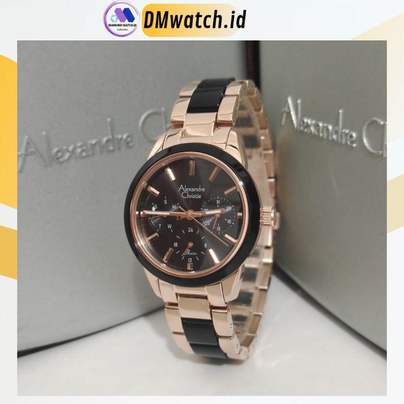 Jam Wanita Alexandre Christie Ac2A41 Ac 2A41 Original Garansi Resmi Free Battery Cadangan