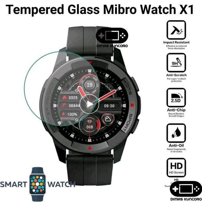 Tempered Glass Mibro Watch X1 antigores screen protector layar mibro watch x1