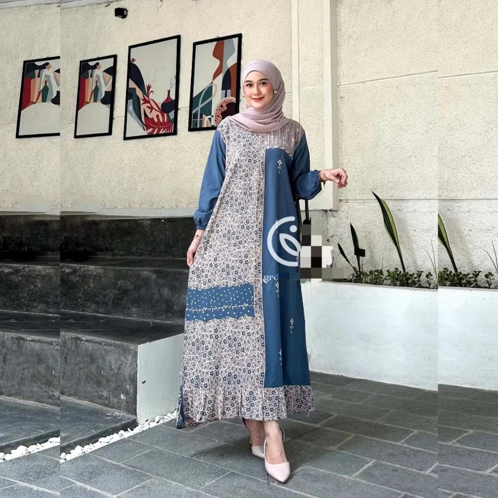 Recommended Gamis Sonata Rayon Premium Busui Bawah Rempel