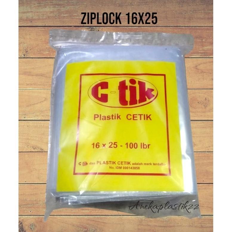 Plastik Klip Ziplock 16X25 Cm Tebal Lentur