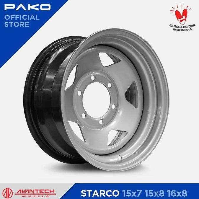 Terlaris Velg Mobil Avantech Wheels Starco Kaleng Ring 15 - Pako Wheels