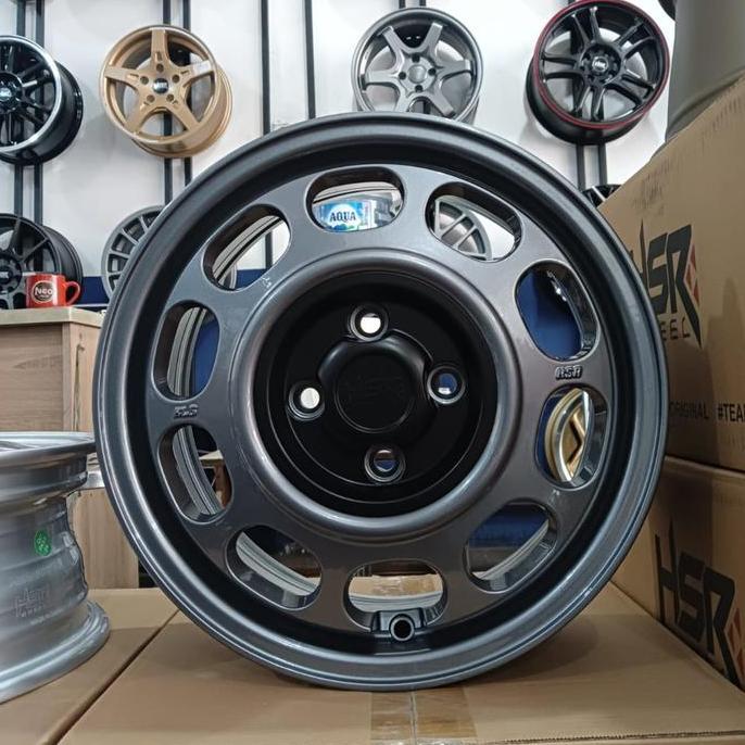 Terlaris Velg Mobil Hsr Wheel Terbaru R14 Model Kaleng Buat Wuling Air Ev Murah