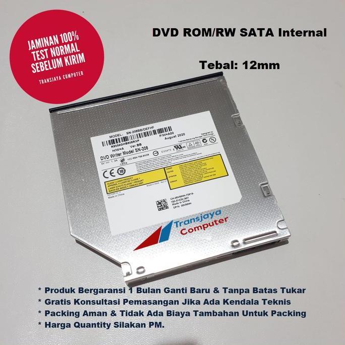 DVD RW DVD ROM Internal Laptop Sata Tebal