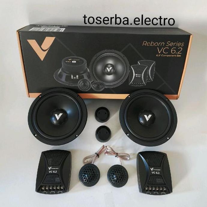 TERBARU - Speaker split 2way 6,5 inch Veruso VC 6.2 by Vox Research audio mobil