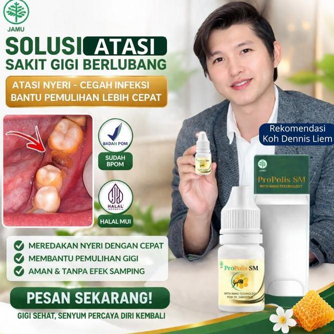 PROMO OBAT GIGI BERLUBANG, OBAT PERONTOK GIGI BOLONG, NYERI GIGI NGILU ALAMI