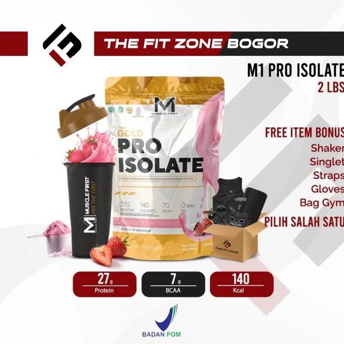 M1 Muscle First Gold Pro Isolate 2 Lbs Bpom Whey Protein Isolate