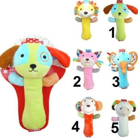 Mainan Kerincing Bayi | SKK Baby Squeeze Me Rattle | Rattle Stick Doll