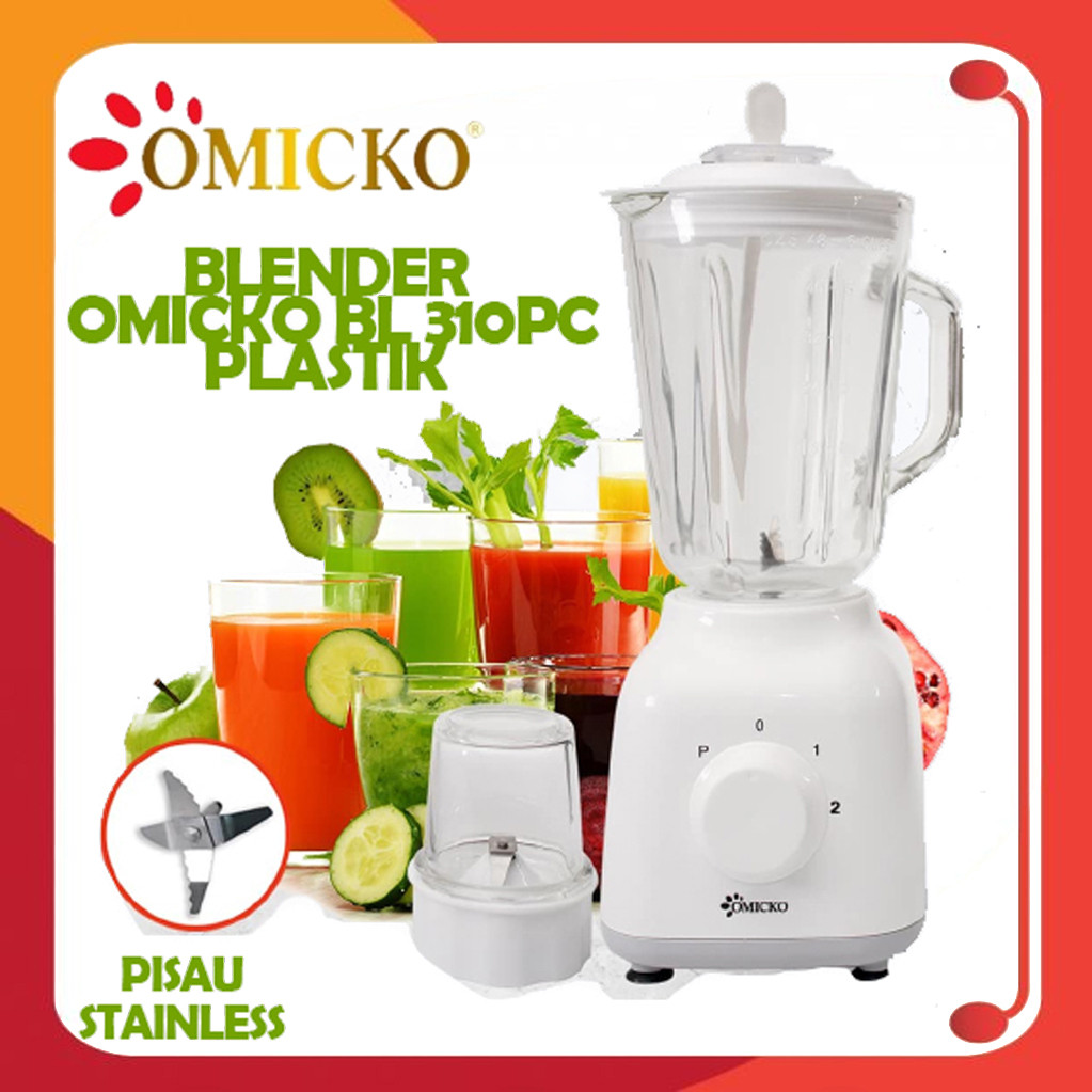 BLENDER OMICKO BL 310PC PLASTIK  6 pisau