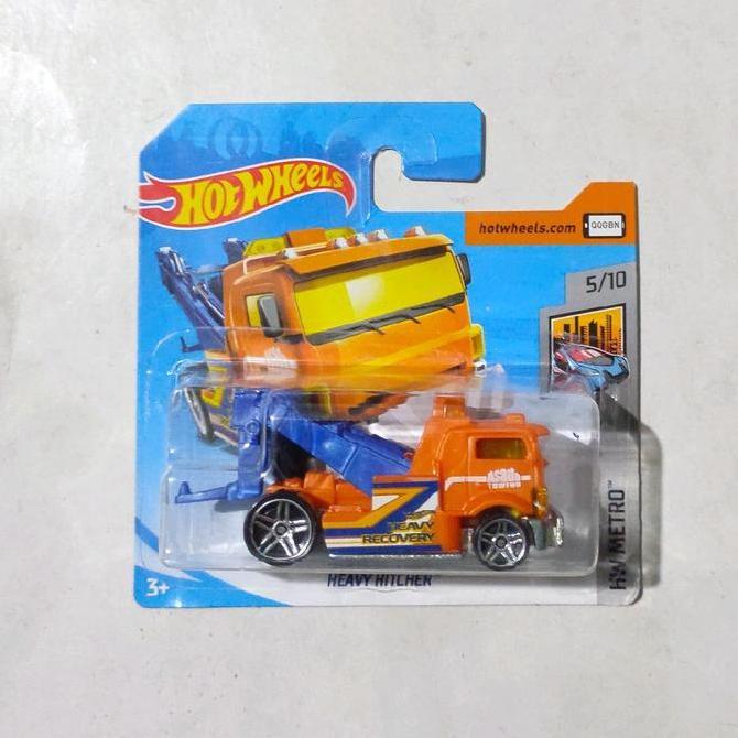 HOTWHEELS HOT WHEELS HEAVY HITCHER ORANGE 2019 HW METRO TRUK DEREK TOWING FUN99