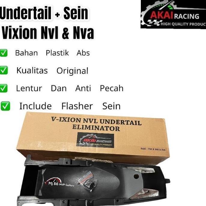 kree.shyna / AKAI Racing Undertail Fender Sein LED Vixion 2013-2015 Selancar Vixion Nvl / Advance #a