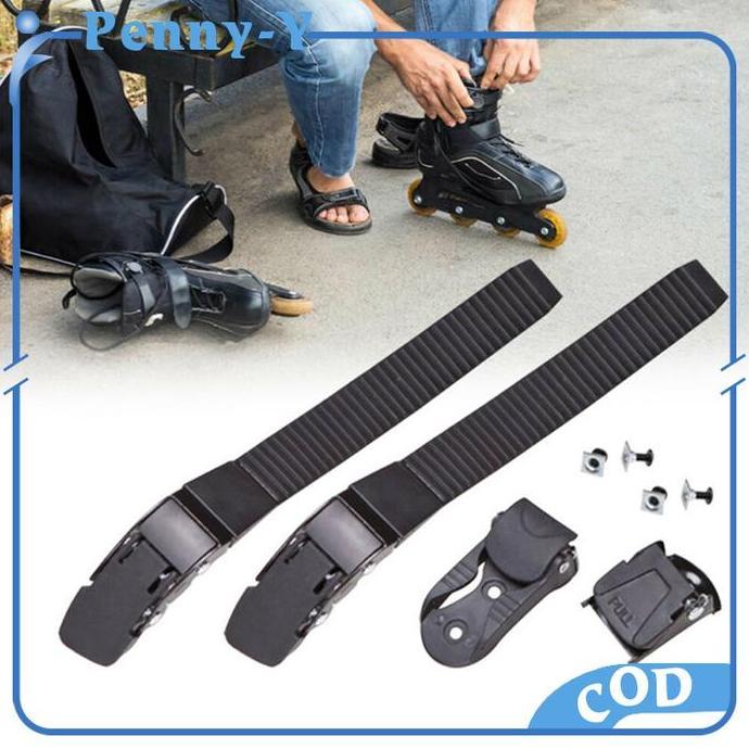 Danssvaganza - Strap Buckle Inline Skate/Strap Atas Buckle Atas Sepatu Roda Universal
