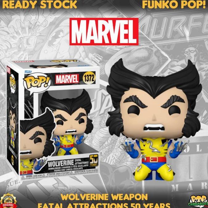 Funko POP Marvel - Wolverine: 50 Years - Wolverine (Fatal Attractions) #1372