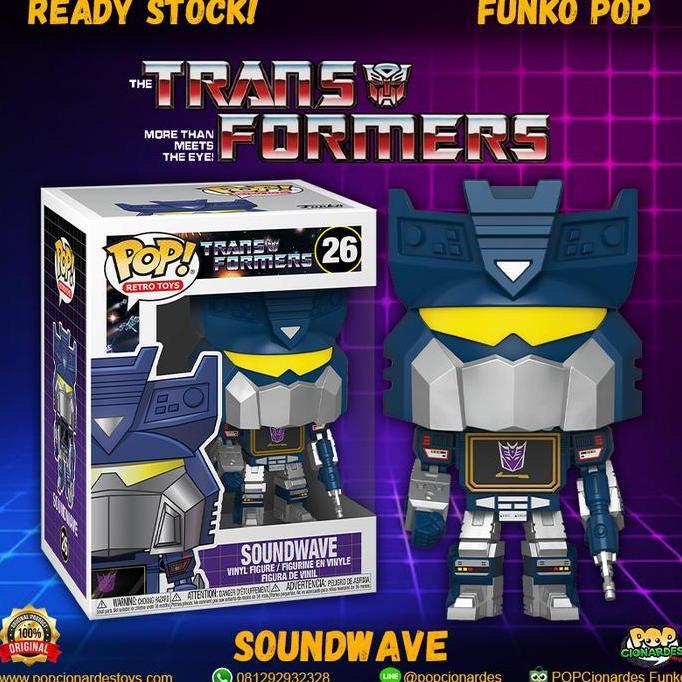 Funko POP Retro Toys - Transformers - Soundwave #26