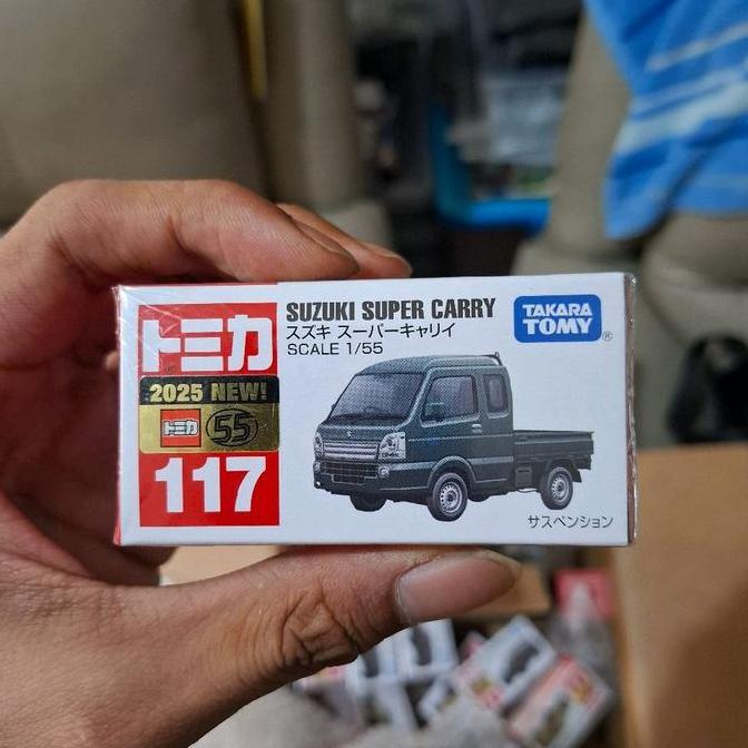Tomica Diecast Car No.117 - Suzuki Super Carry First Edition