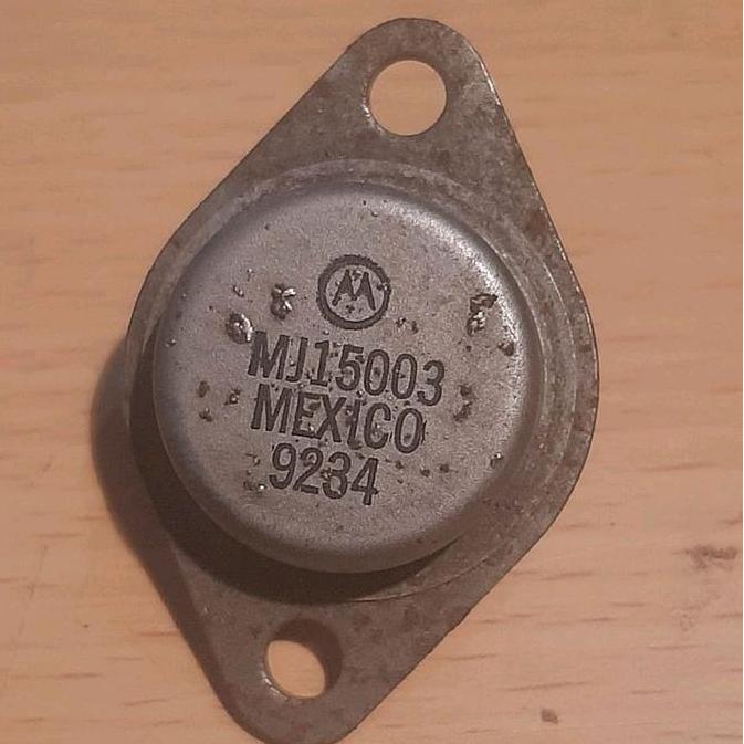 TRANSISTOR MJ15003 MJ 15003 (KUSAM) MOTOROLA JADUL NOS SAF12