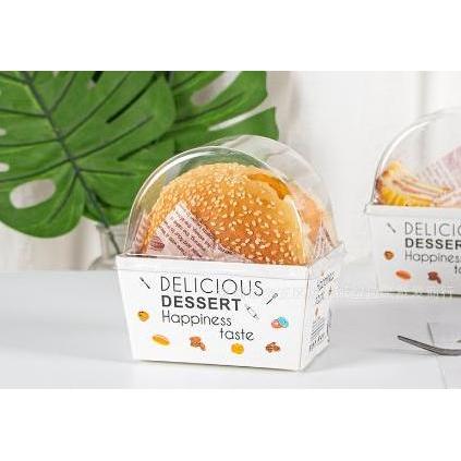 10Pcs Toast Box Sandwich Box Tempat Roti Kotak Kue Korea Sandwich Box Allshop