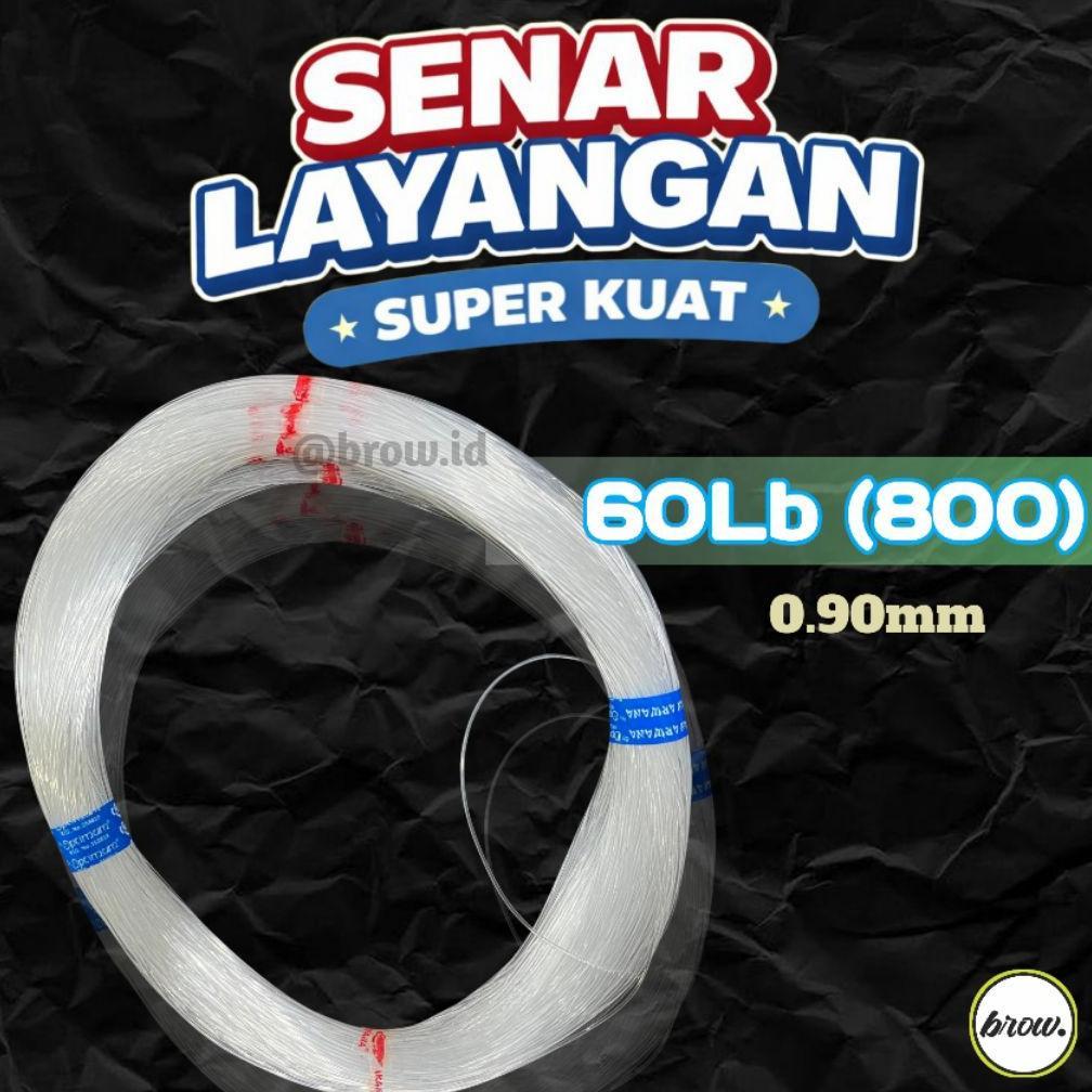 IKALKELONTONG SENAR LAYANGAN GAPANGAN UK 800 SENAR BENING CAP IKAN ARWANA / KAKAP ORIGINAL
