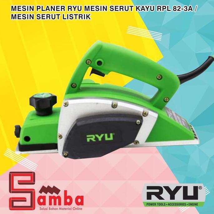 Ryu Rpl 82-3A 570 Watt Mesin Planer Ryu Mesin Serut Kayu  / Mesin Serut Kayu Listrik