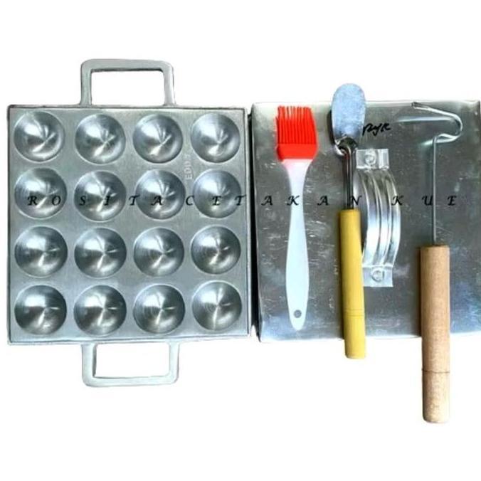 Cetakan Kue Takoyaki Isi 16 Lubang Diameter 3,6Cm Tyk16 Allshop