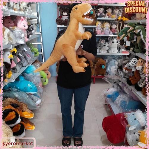 Boneka Dinosaurus Dinosaurs Dino Tirex T-Rex T Rex Besar Jumbo Siap Meluncur