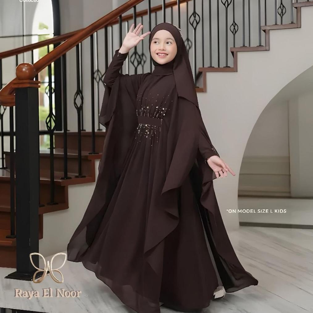 Premium Mandocorefashion | Mayora Kaftan Anak Syarii Usia 7 Sampai 11 Tahun Terbaru Kekinian Elegan 
