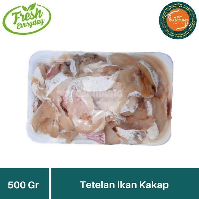 Cibo- Tetelan Ikan Kakap Merah 500Gr Tetelan Kakap Merah Fish Fresh 500 Gr