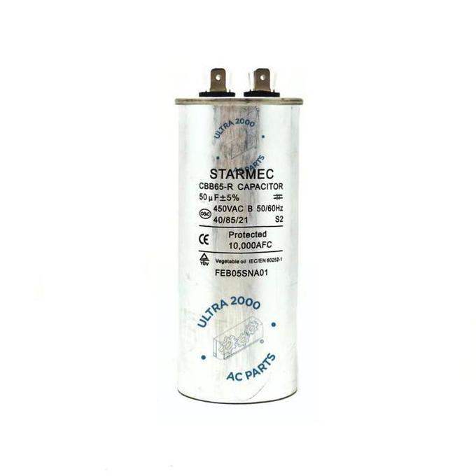 [UL] CAPASITOR AC 50 UF 400/450V - 50/60HZ - STARMEC AB56