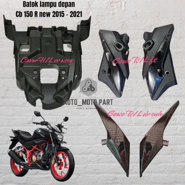 cowl front side R L cover batok mika lampu depan reflektor honda CB 150 R new Led K15G 2015-2021 non