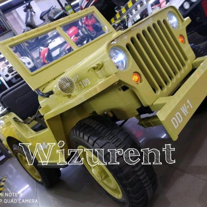 Terlaris Mobil Aki Jeep Willys Style