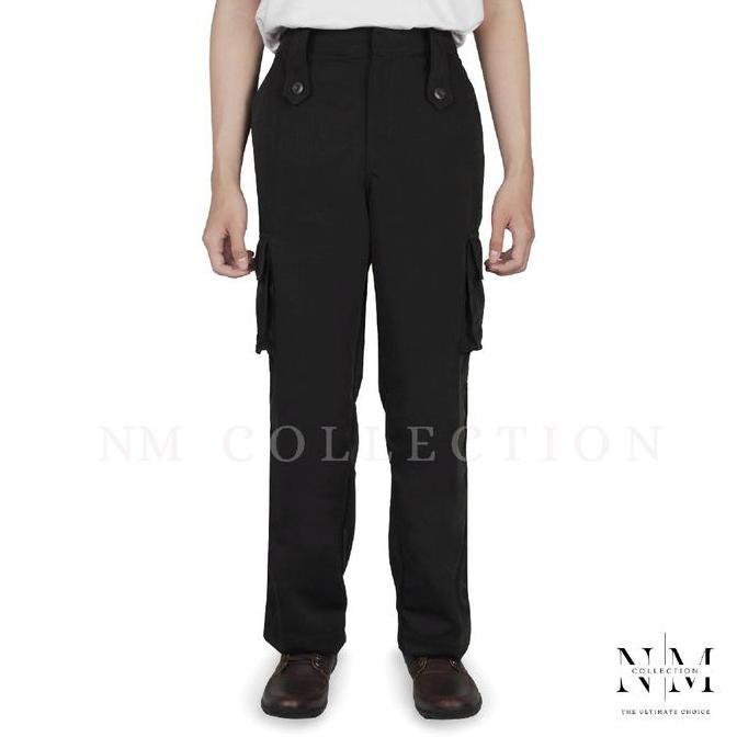 Celana Pdl Satpam Warna Hitam Pekat Security Bahan Twist  Panjang Kerja Katun  Nyaman Pria Lembut Ka