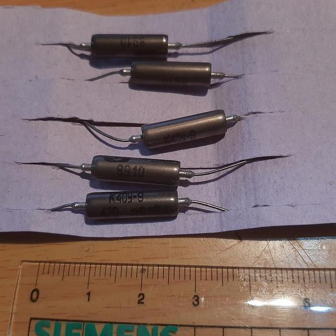 CAPACITOR PAPER IN OIL (PIO) 470P 470 PF 0.470 NF 470PF 200V K40Y-9 SAF12