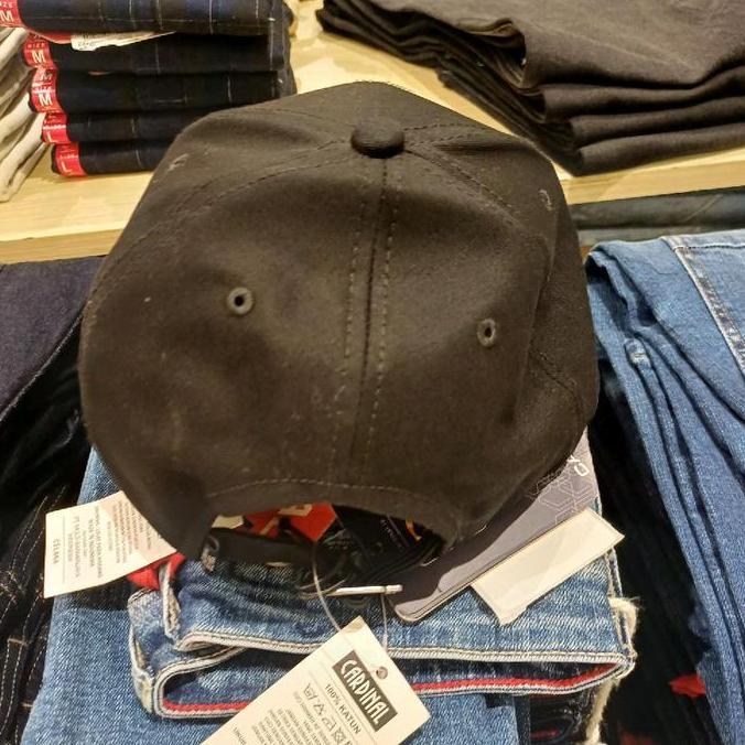 Topi cardinal jeans original premium warna hitam