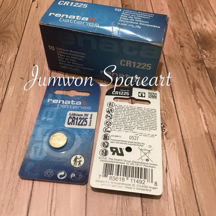 Baterai Renata CR1225 Original Lithium 3V Renata 1225 Lithium 3V