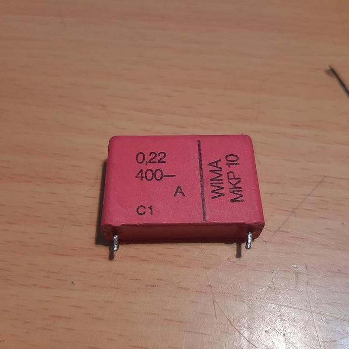 CAPACITOR MKP10 0.22UF 0.22 UF 220 NF 220N F 220NF 400V WIMA - USED SAF12