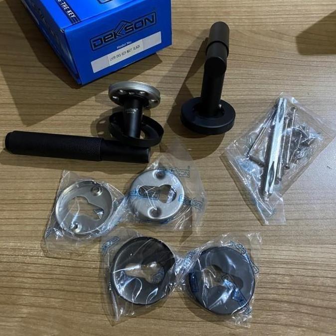 HANDLE DEKKSON LHTR 0829 MATT BLACK Handle Pintu Hitam Dekson 0829