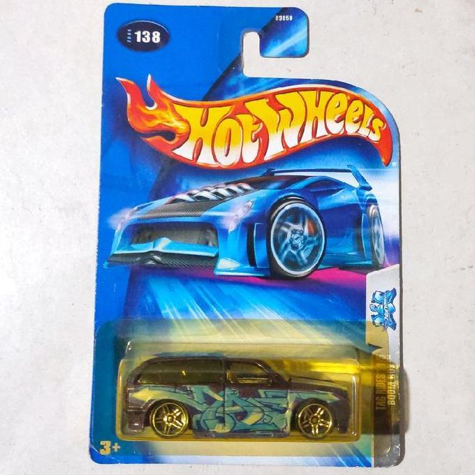HOTWHEELS HOT WHEELS BOOM BOX BIRU 2004 TAG RIDES BLUE CARD FUN99