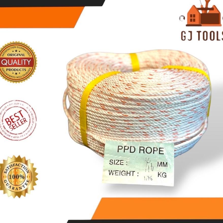 Tali Tambang Putih 4Mm Isi 1,76 Kg - Tali Nylon 4Mm - Tali Serba Guna
