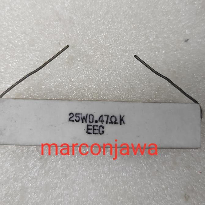 resistor 25W 0,47 ohm
