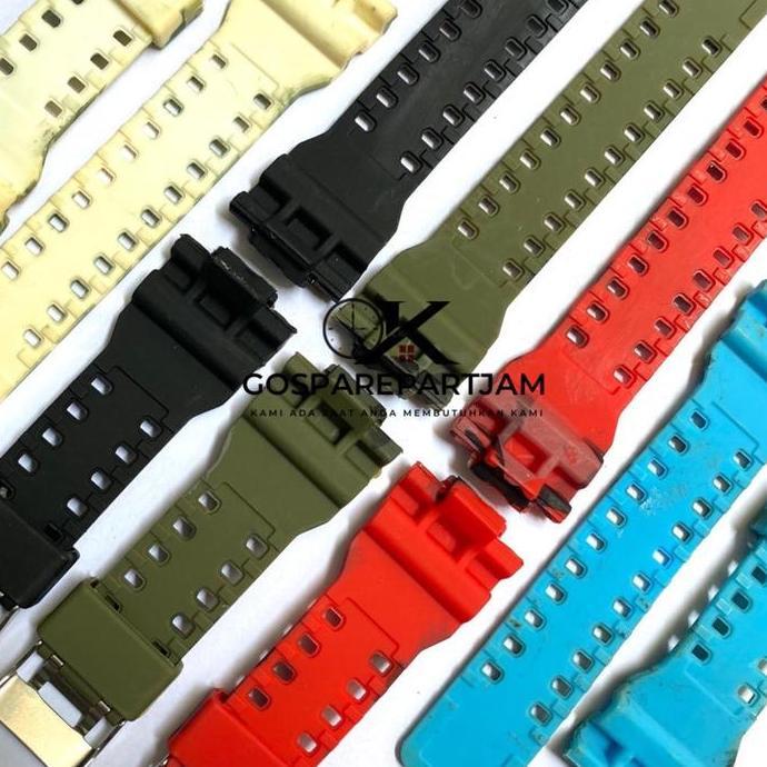 Tali Strap Jam Tangan Rubber GA-400 GA-110 GA400 GA110 Warna Loreng