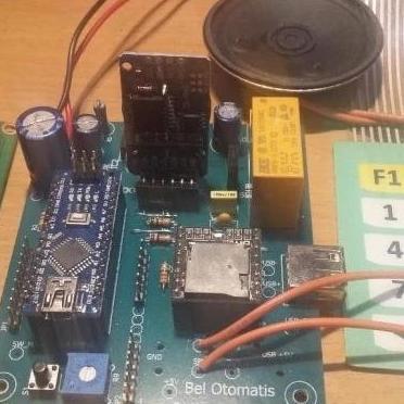 KIT BEL SEKOLAH OTOMATIS BELL AUTOMATIC MP3 MICRO SD, USB SAF12