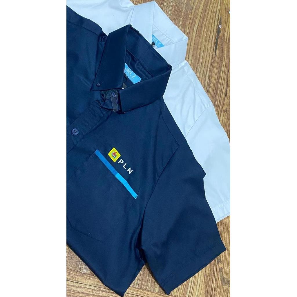 Baju Seragam Kerja Pln Tangan Pendek Putih