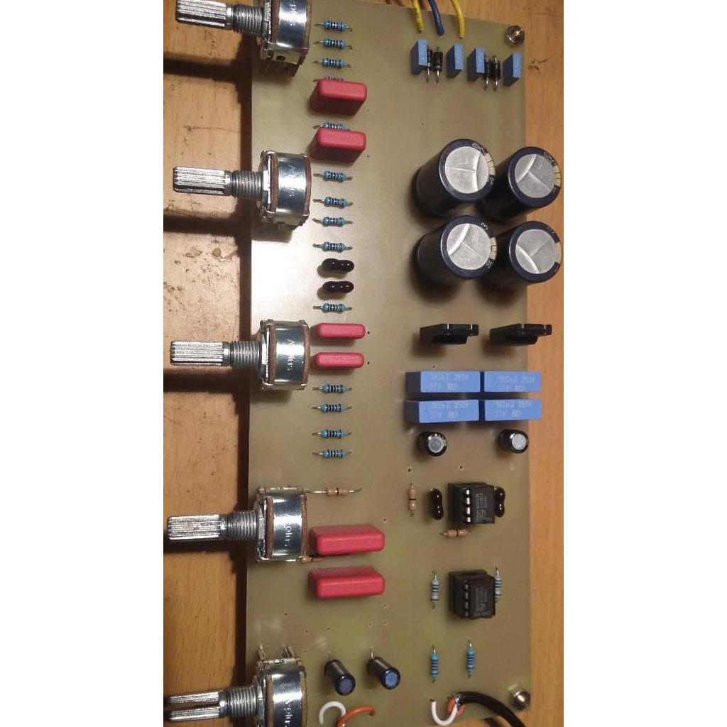 PCB TONE CONTROL HI-FI 4558 NE5532 NE 5532 SAF12