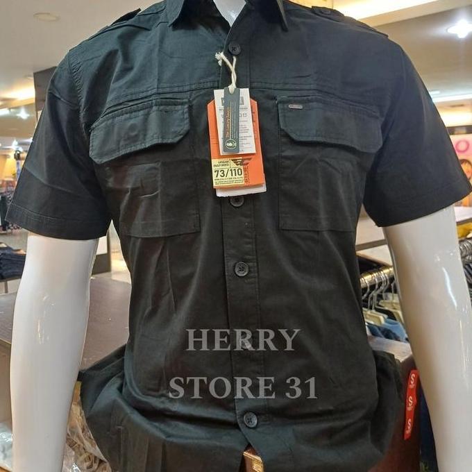 KEMEJA CARDINAL ADVENTURE WARNA HITAM